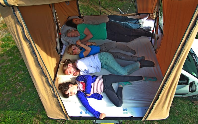 tente de toit 4 et 5 places