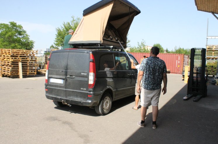 tente de toit fourgon van