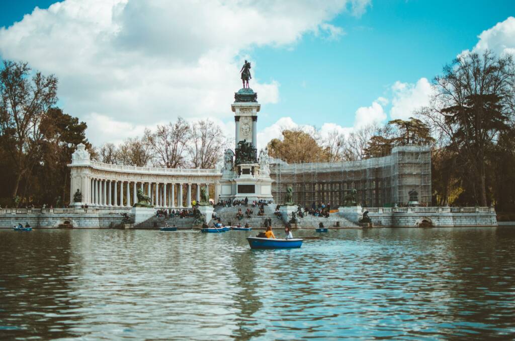 Parc du Retiro à Madrid
